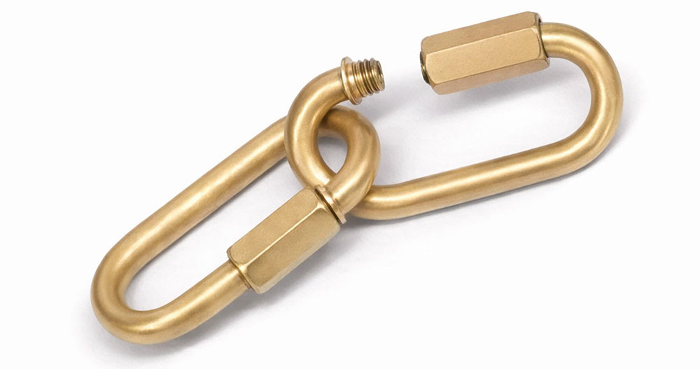 Maillon-rapide-en-laiton-groupe